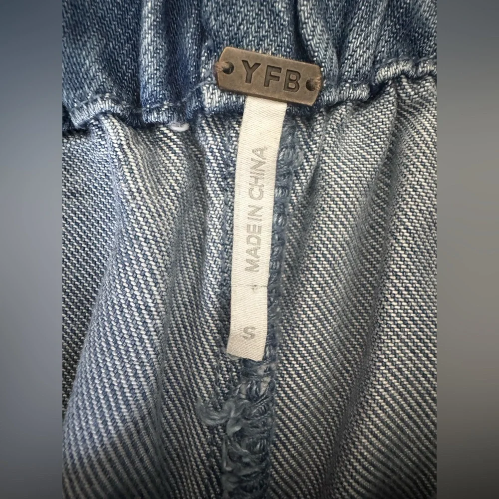 YFB Young Fabulous & Broke Wide Leg Denim Pants – Size S | High Rise - Picture 6 of 7